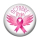 Cabochon Résine - octobre rose