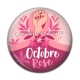 Cabochon Résine - octobre rose