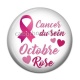 Cabochon Résine - octobre rose