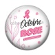 Cabochon Résine - octobre rose