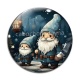 Cabochon Verre - père noël