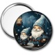 Miroir de poche - père noël
