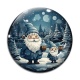 Cabochon Verre - père noël