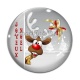 Cabochon Verre -  joyeux noël