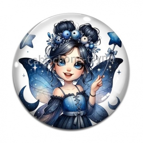 Cabochon Verre - fée