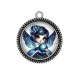 Pendentif Cabochon Argent - fée