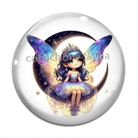 Cabochon Verre - fée