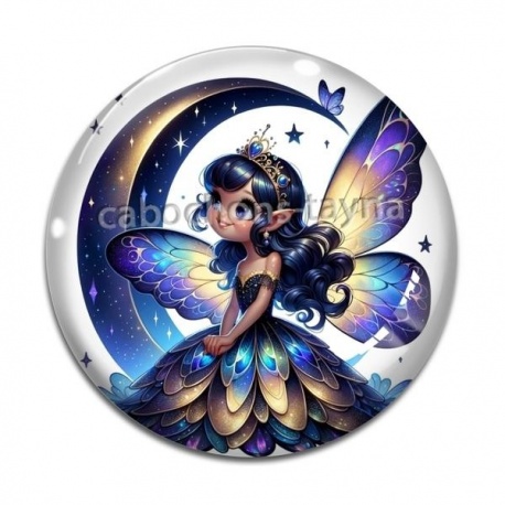 Cabochon Verre - fée