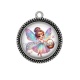 Pendentif Cabochon Argent - fée