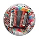 Cabochon Verre -  instrument de musique