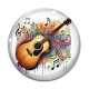 Cabochon Verre -  instrument de musique