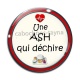 Cabochon Verre - ASH qui déchire