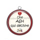 Pendentif Cabochon Argent - ASH qui déchire
