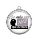 Pendentif Cabochon Argent - AMP qui déchire