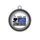Pendentif Cabochon Argent - AES qui déchire