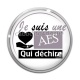 Cabochon Verre - AES qui déchire