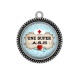 Pendentif Cabochon Argent - une super ash