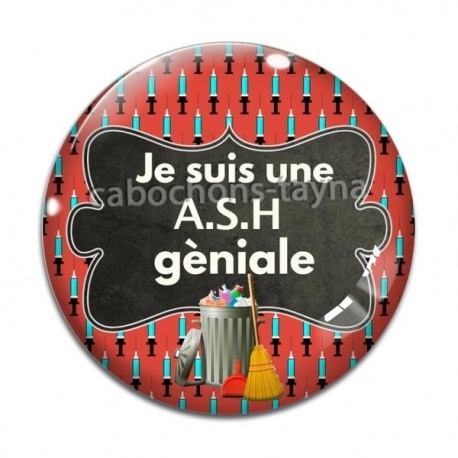 Cabochon Verre - ash géniale