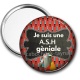 Miroir de poche - ash géniale