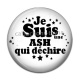 Cabochon Résine - je suis une ASH qui déchire