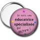 Miroir de poche -  je suis une éducatrice spécialisée qui déchire