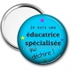 Miroir de poche -  je suis une éducatrice spécialisée qui déchire