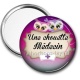 Miroir de poche -  une chouette médecin