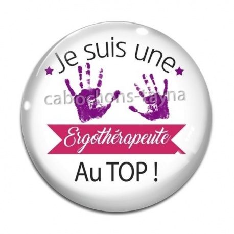 Cabochon Verre - ergothérapeute au top