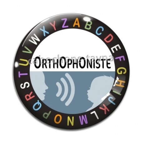 Cabochon Verre - orthophoniste