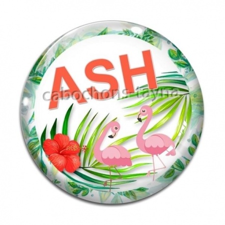 Cabochon Verre - ash