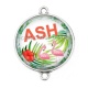 Connecteur Cabochon Argent - ash
