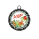 Pendentif Cabochon Argent - AMP