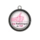 Pendentif Cabochon Argent - une radiologue au top