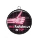 Pendentif Cabochon Argent - une radiologue au top