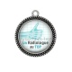 Pendentif Cabochon Argent - un radiologue au top