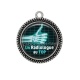 Pendentif Cabochon Argent - un radiologue au top