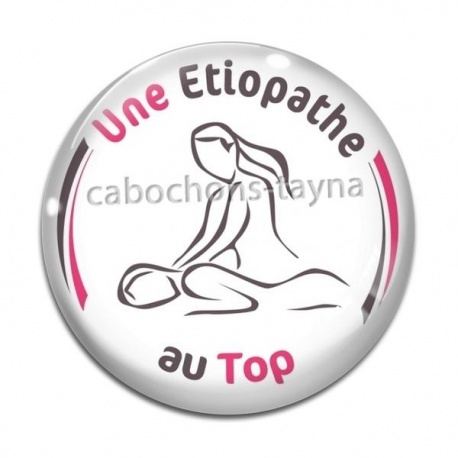 Cabochon Verre - une étiopathe au top