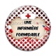 Cabochon Verre - une infirmière formidable