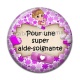 Cabochon Résine - pour une super aide soignante