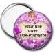 Miroir de poche - pour une super aide soignante