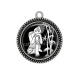 Pendentif Cabochon Argent - méditation