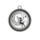 Pendentif Cabochon Argent - fée