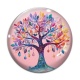 Cabochon Verre - arbre de vie
