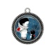 Pendentif Cabochon Argent - enfant
