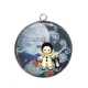 Pendentif Cabochon Argent - enfant