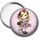Miroir de poche - petite fille