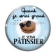 Cabochon Verre - quand je serai grand je serai pâtissier