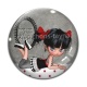 Cabochon Verre - petite fille
