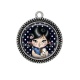 Pendentif Cabochon Argent - petite fille