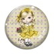 Cabochon Verre - petite fille